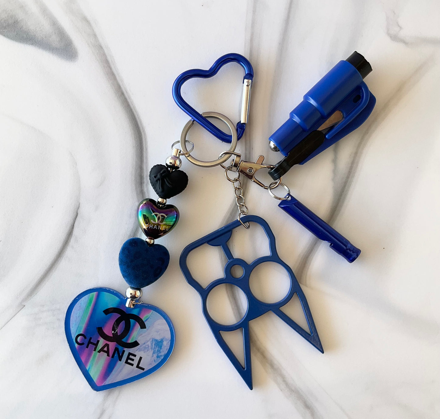 Cici Royal Blue Self-Defense Keychain Set