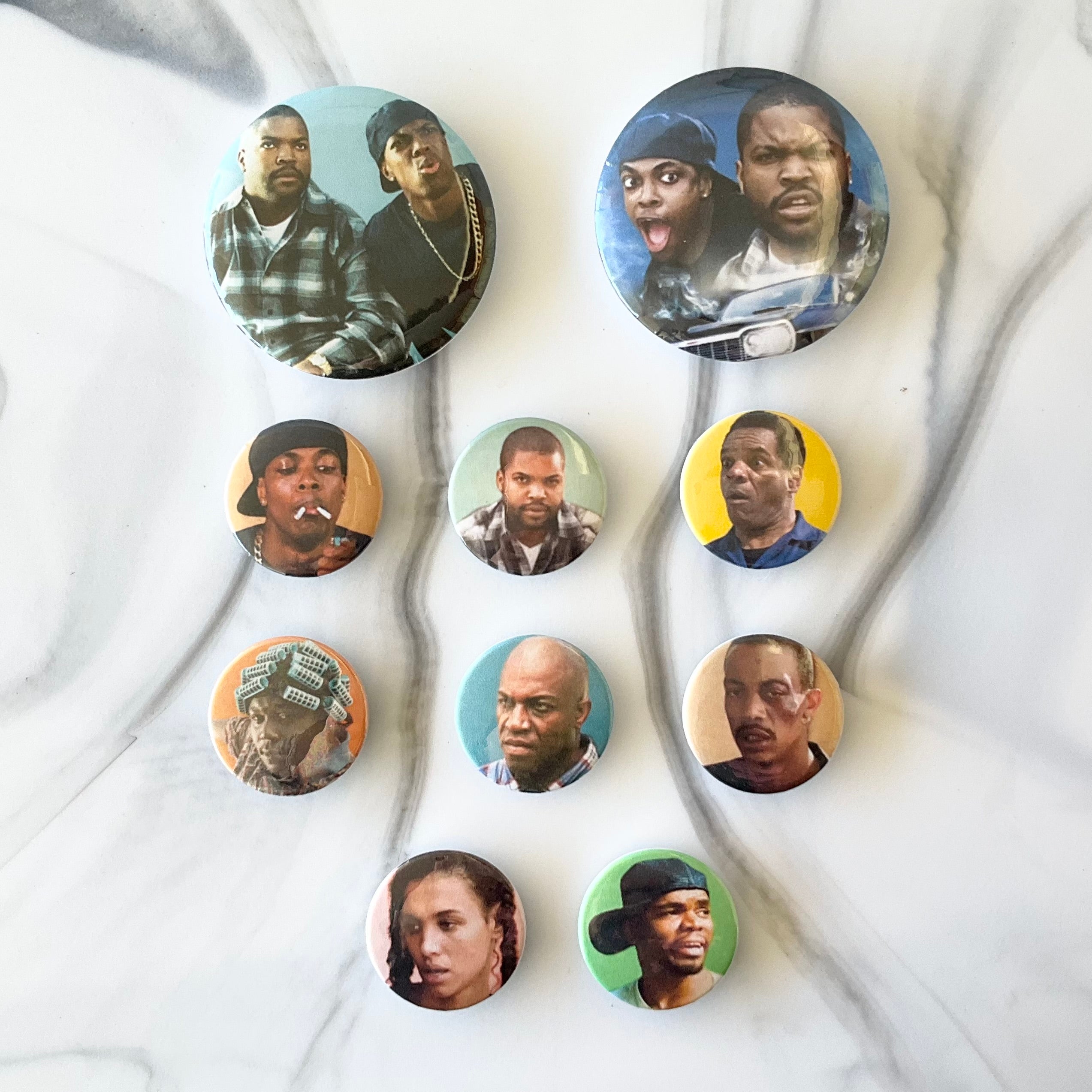 Friday 10 Button Magnet Set 2.25" & 1.25"