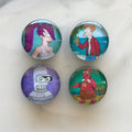 Futurama 4 Piece Glass Cabochon Magnet Set 1.18"