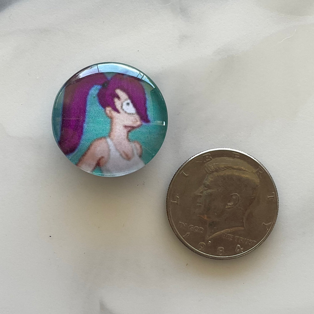 Futurama 4 Piece Glass Cabochon Magnet Set 1.18"