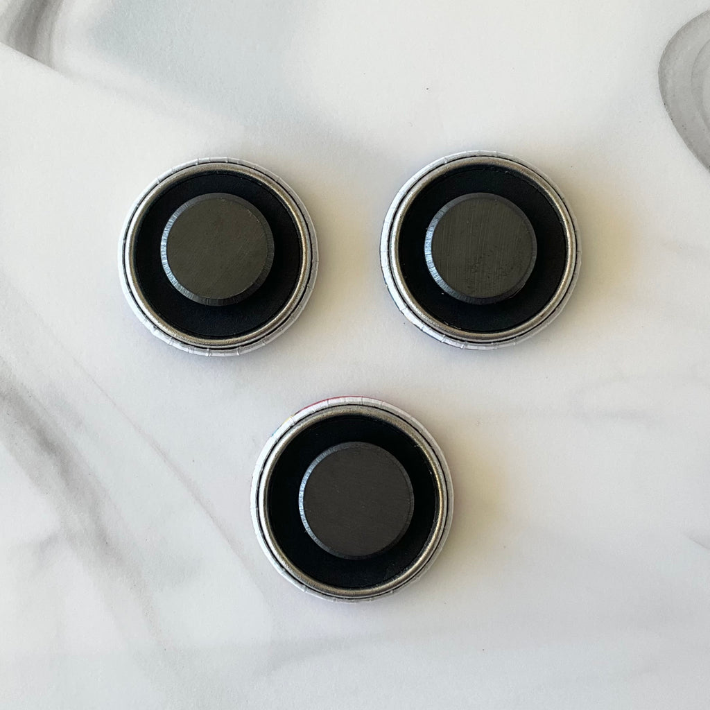 Absolutely Fabulous 8 Piece Button Magnet Set 1.25"