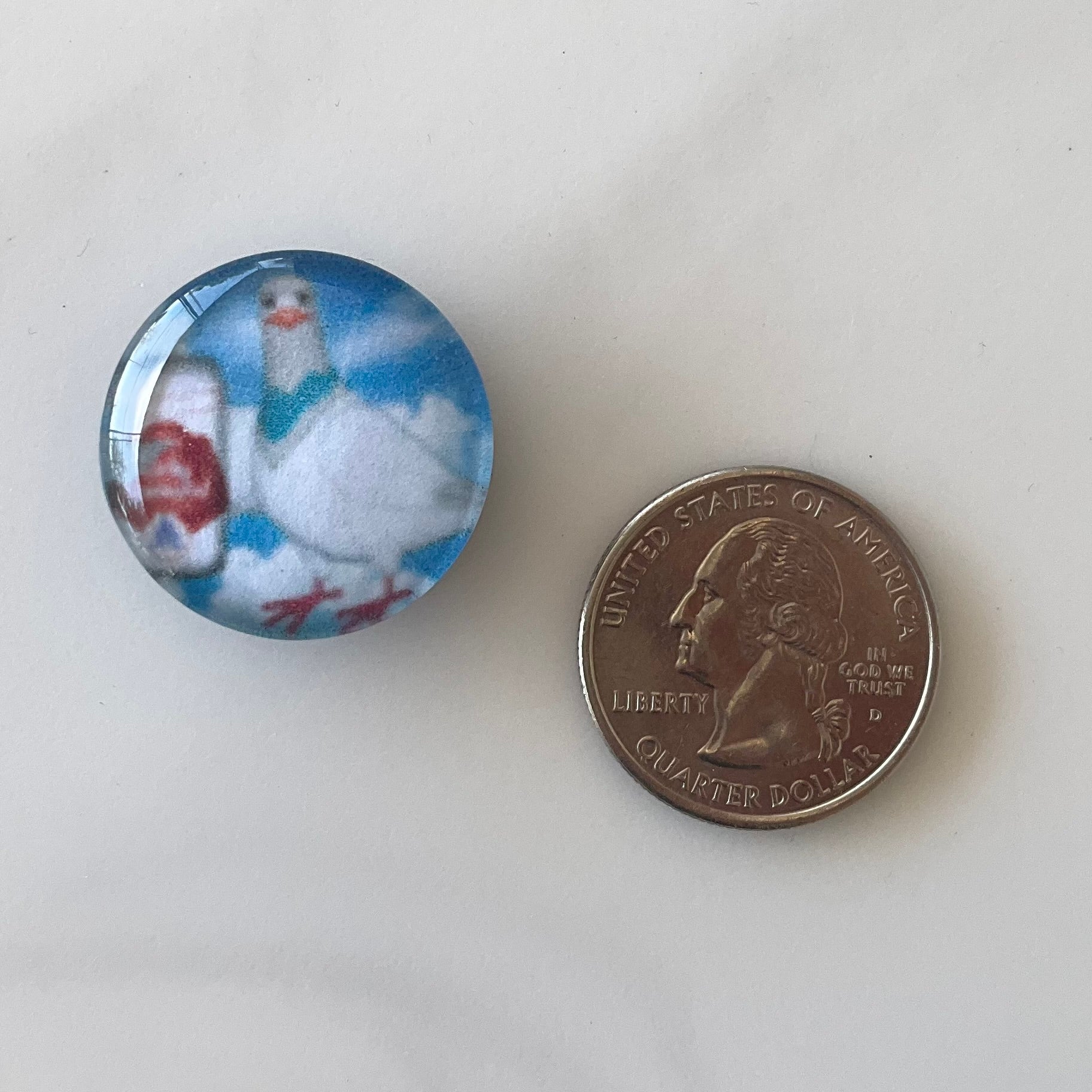 Mike Tyson Mysteries 4 Piece Glass Cabochon Magnet Set 1"