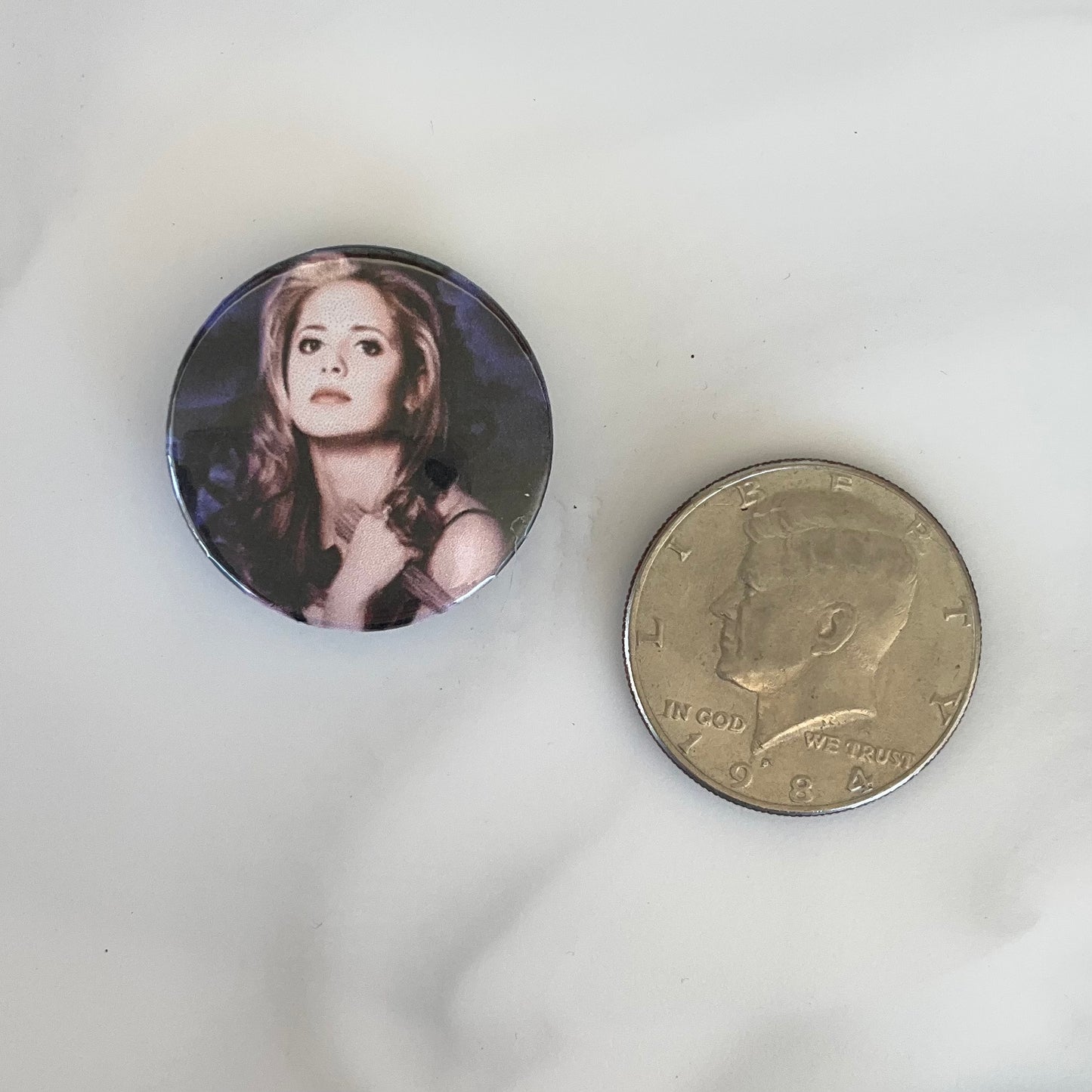 Buffy 10 Piece Button Magnet Set 2.25" and 1.25"