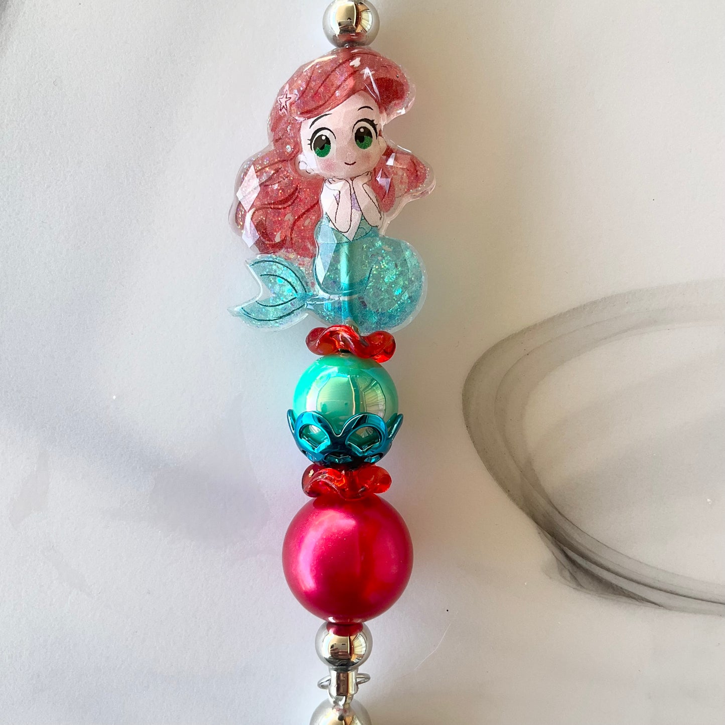 Princess Heart Clasp Keychain