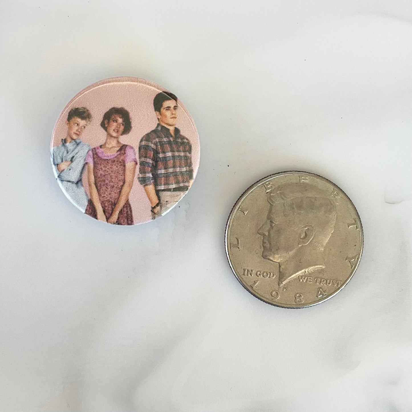 Sixteen Candles 10 Piece Button Magnet Set 2.25" and 1.25"
