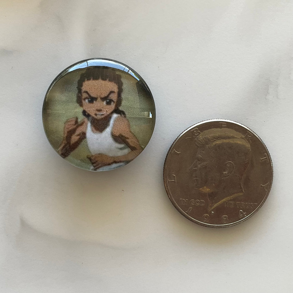 Boondocks 4 Piece Glass Cabochon Magnet Set 1.18"