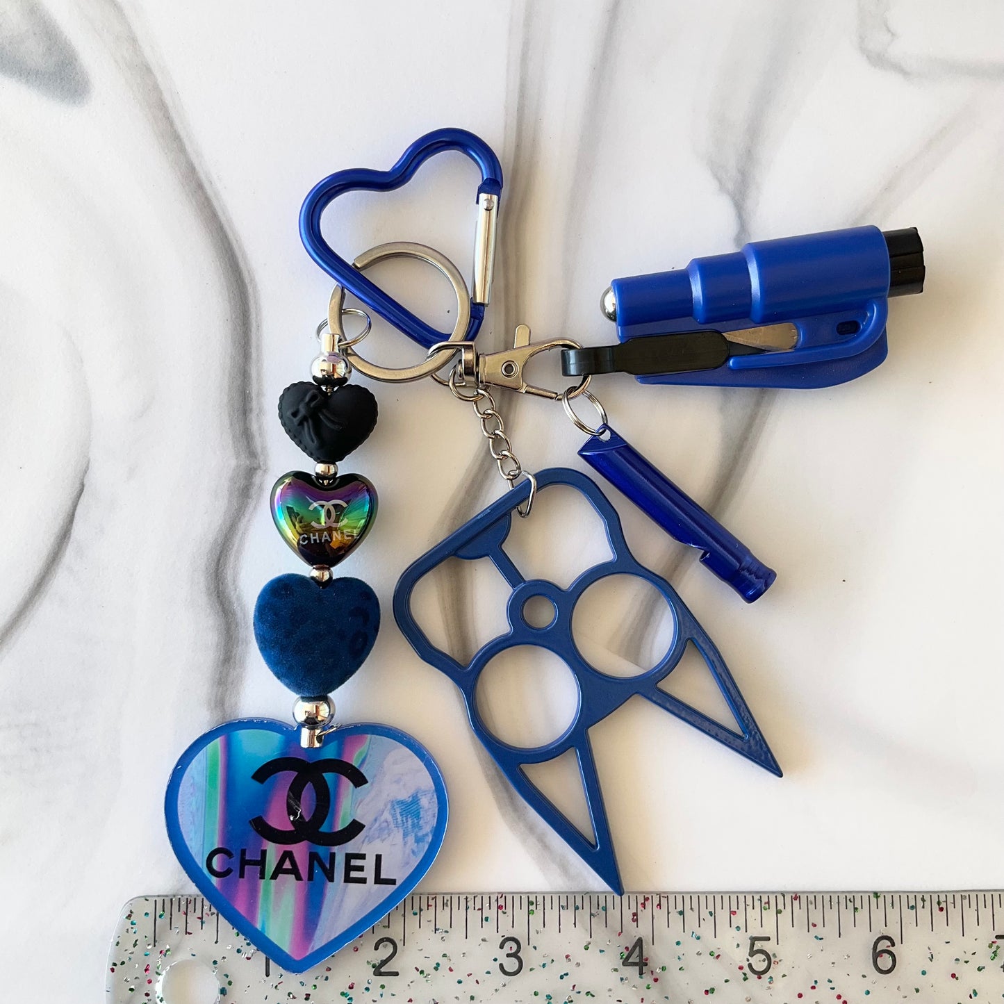 Cici Royal Blue Self-Defense Keychain Set