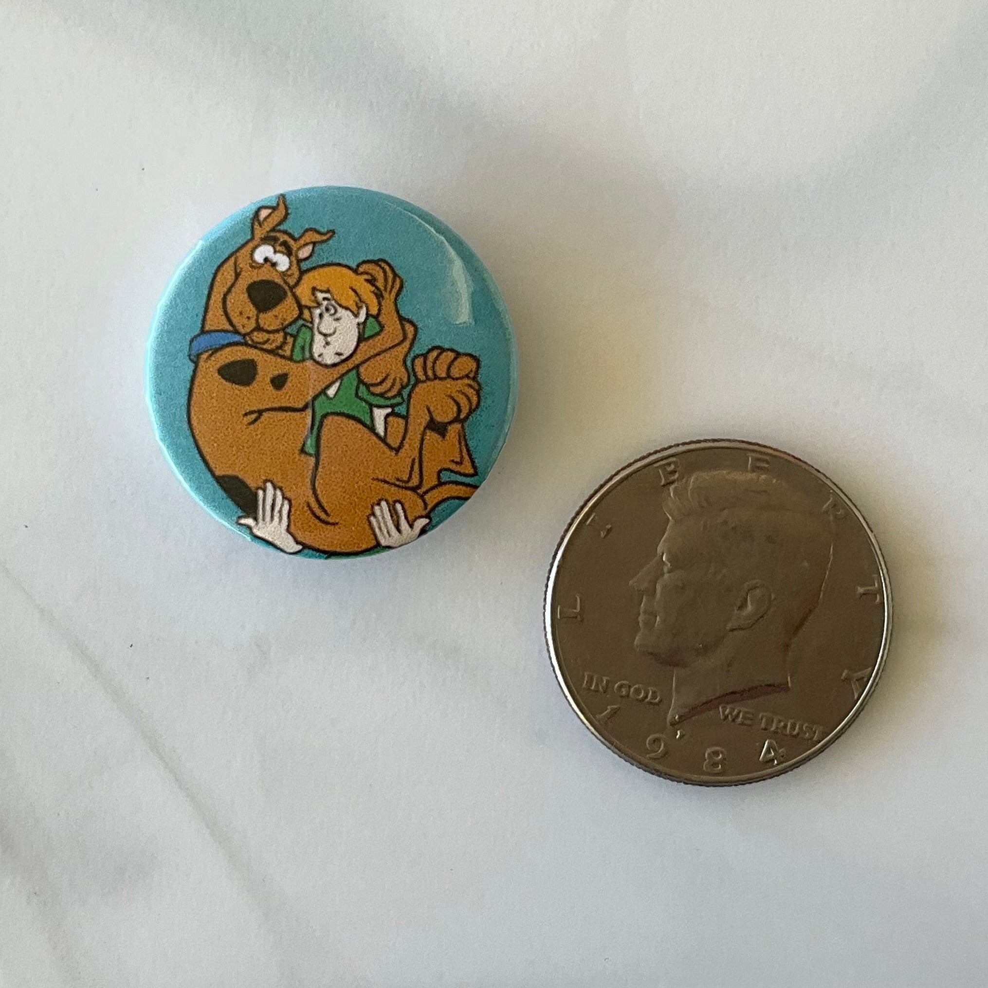 Scooby Doo 6 Piece Button Magnet Set 1.25"