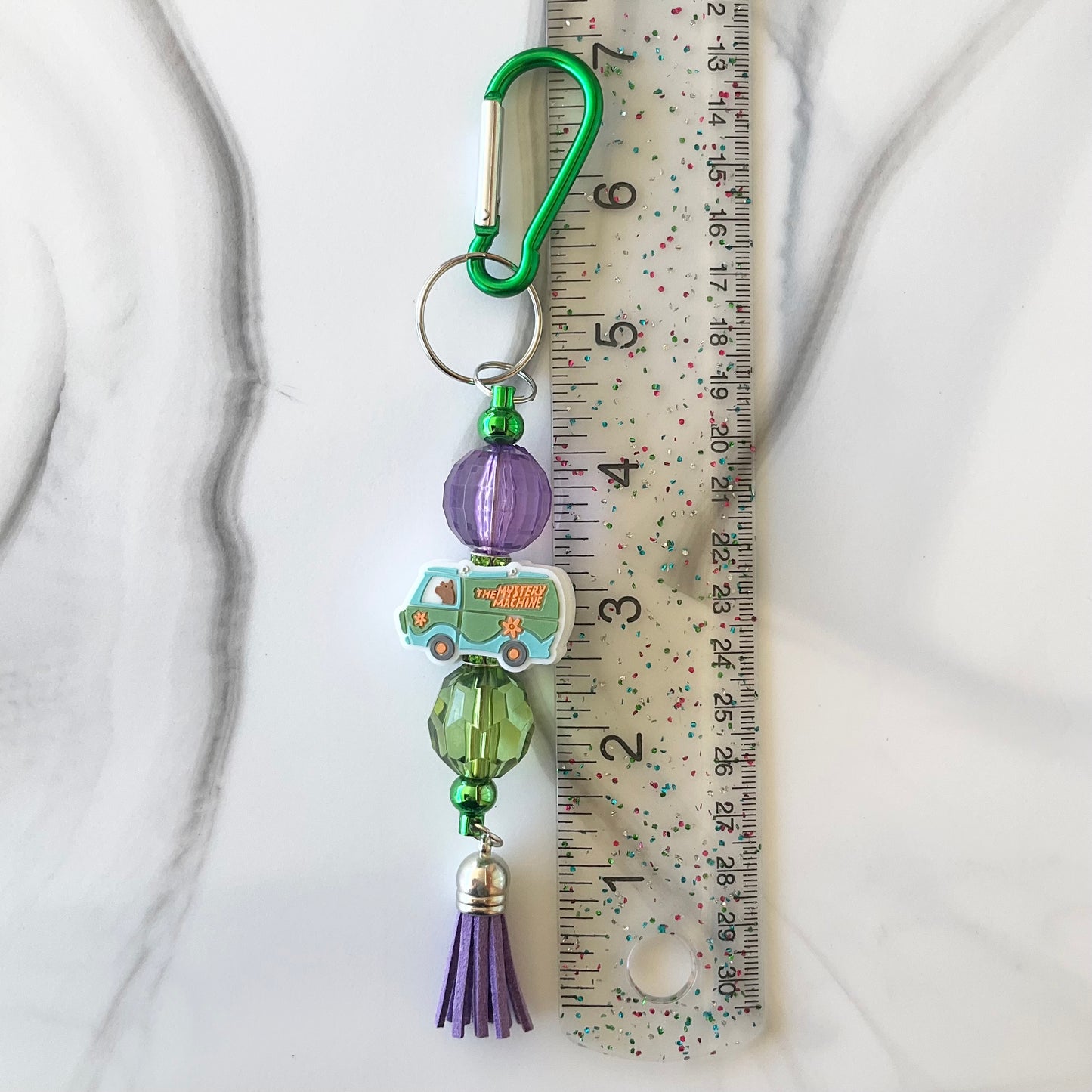 Silly Dog & Gang Lime Green & Purple Silicone Wristlet Wallet and Keychain Set