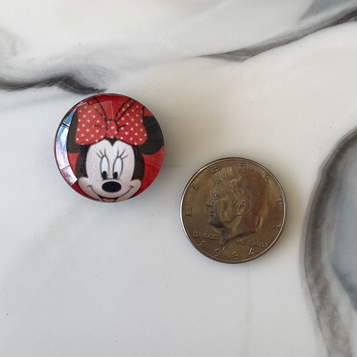 OG Boy Mouse Friends 6 Piece Glass Cabochon Magnet Set 1.18"